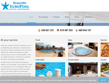 Tablet Screenshot of english.tenerifeeuropool.net